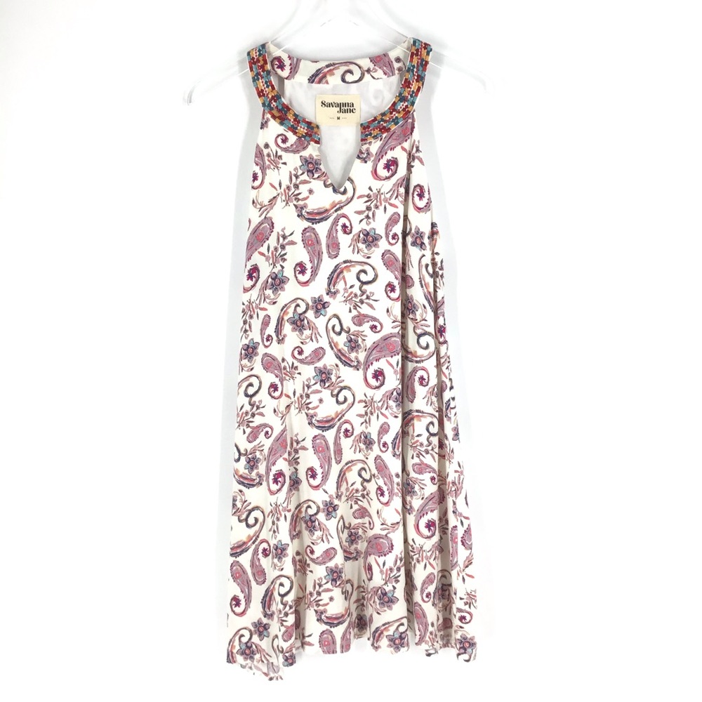 Savanna Jane Paisley Ivory Dress